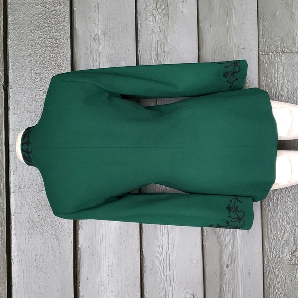 Vintage 80s KASPER Green Blazer Jacket sz 4 Women's - Picture 3 of 11